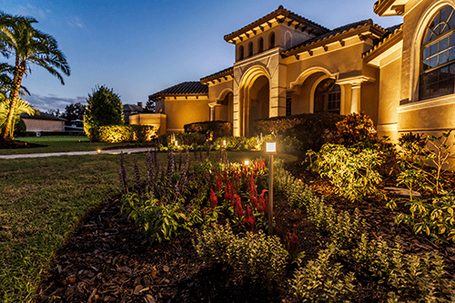 Richmond, Texas luxury landscape lighting in professional landscaping
